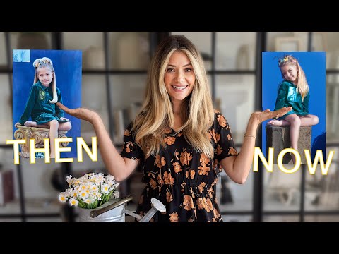 Recreated My Childhood Modeling Photos With My Girls!