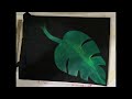 How To Do Fabric Painting? | Fabric Painting For Beginners | Painting | Painting Monstera🎨🎨