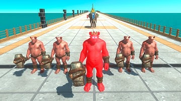 Ogre Lord Team vs Bosses - Animal Revolt Battle Simulator