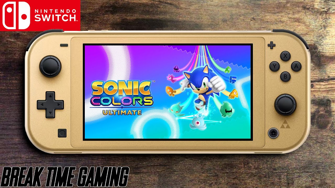 Sonic Colors Nintendo Switch Lite Gameplay hyrule edition YouTube