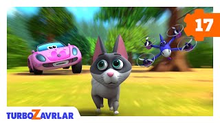 Turbozavrlar 🦖 | Мушук атрофида ҳовлиқиш 🐱 | Multfilmlar uzbek tilida 🐣