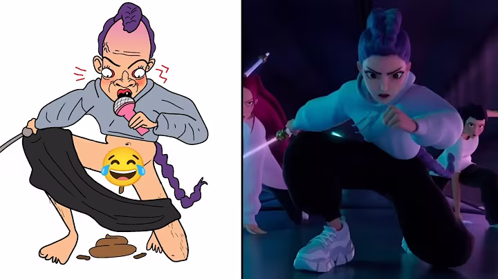 Huntrix Takedown - KPop Demon Hunters Drawing Meme Part 2