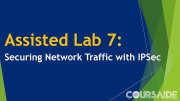 07. Assisted Lab 7: Securing Network Traffic with IPSec