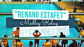 RENANG ESTAFET 25 METER GAYA PUNGGUNG, DADA, KUPU-KUPU, BEBAS | PPG PRAJAB UNNES 2018