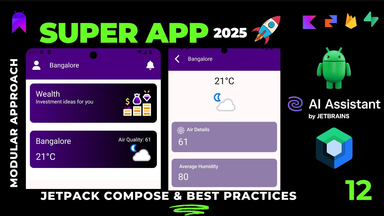SuperApp Weather Module is ready - built using Android Jetpack Compose ...