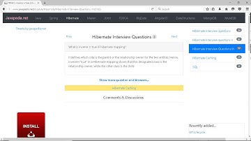 What is inverse = true in hibernate mapping? | javapedia.net