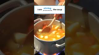 Kitchen Action Verbs in English | Guess the Last Action 🤔 | English for Beginners #shorts