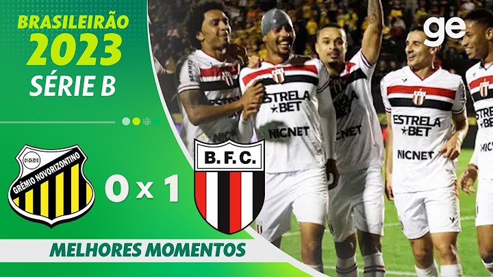NOVORIZONTINO 0 X 1 BOTAFOGO-SP | MELHORES MOMENTOS | 14ª RODADA BRASILEIRÃO SÉRIE B 2023 | ge.globo