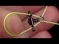 Most unusual fishing knots for swivel that every angler should know