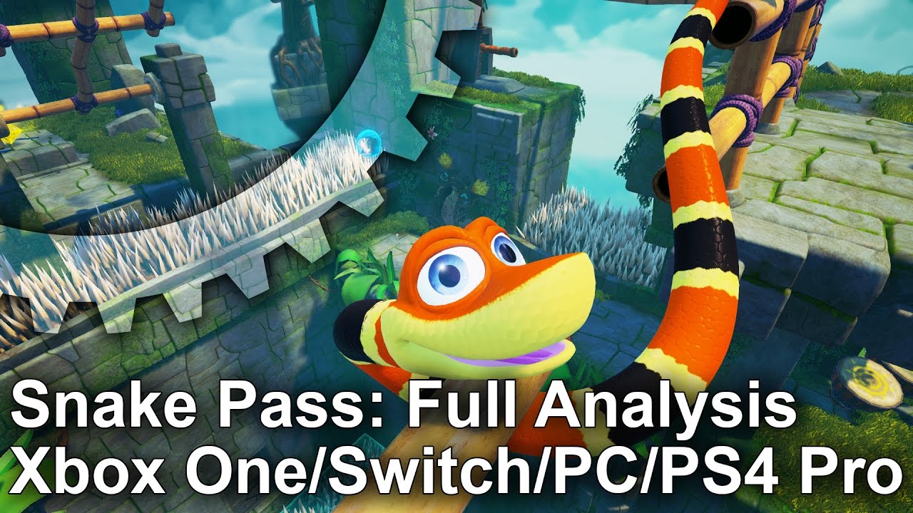 Snake Pass na Switch aguenta-se bem comparado com a PS4
