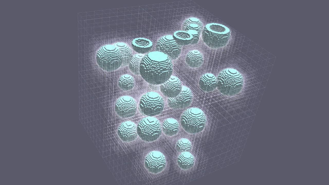 Octree Bubbles Tracking 3D - YouTube