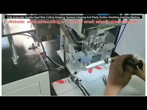 Fully Automatic Double-Head Wire Cutting, Stripping, and Crimping Machine