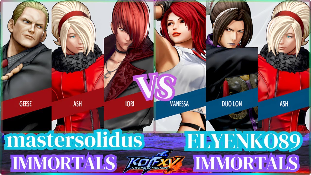 KOF XV🔥mastersolidus vs ELYENKO89🔥The Next Level Of KOF 15 Season ...