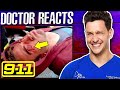 Doctor Reacts To Wild 9-1-1 Medical Scenes