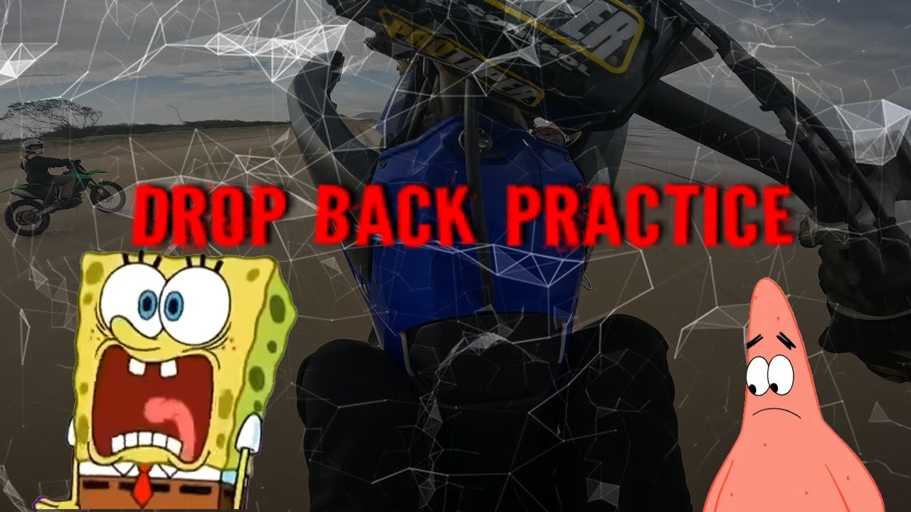 Yz450f beach Wheelies (drop back practice) YouTube