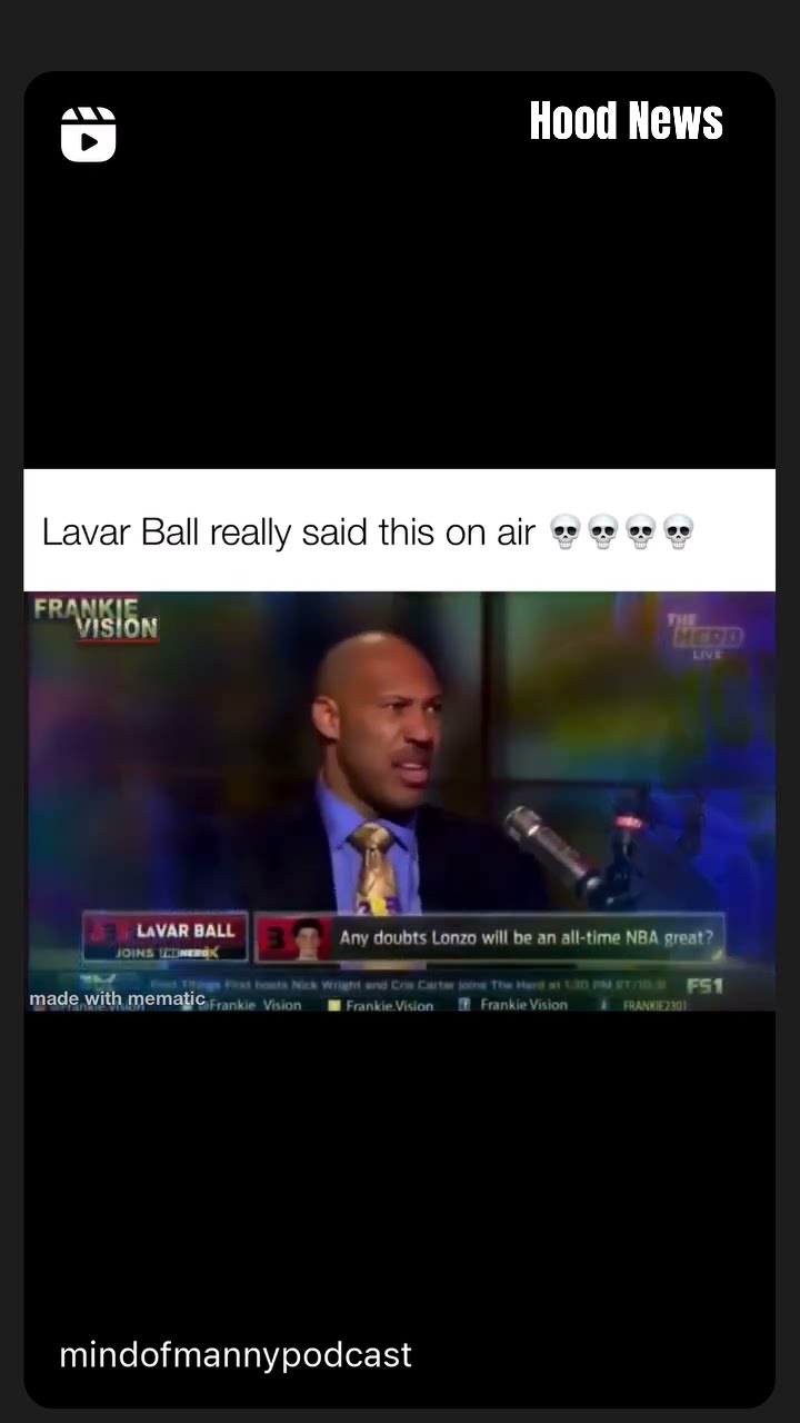 LaVar Ball really said this on air #hoodnews #lavarball
