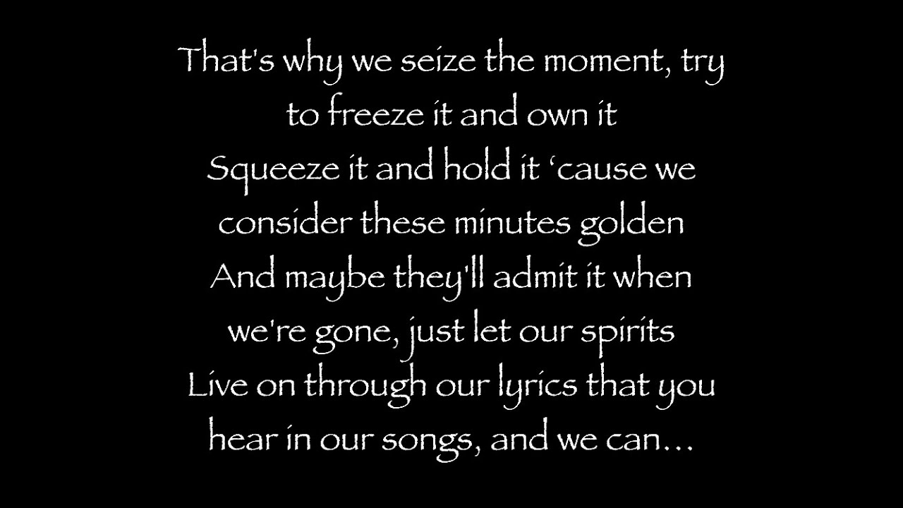 Eminem - Sing For The Moment Lyrics