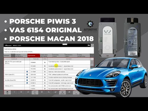 PORSCHE PIWIS 3 WITH VAS6154 ORIGINAL | DIAGNOSTIC PORSCHE MACAN 2018 | #VAS6154