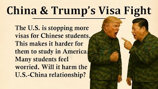 Trump Stops Chinese Student Visas || 🎓Learn English Through Story Level 3 || Graded Reader 🎧
