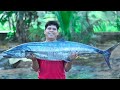 17 KG  KINGFISH GRILLED | Big Fish Grilled In Banana Leaf | Village Style Fish Fry