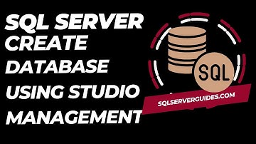 SQL Server - Create Database in SQL Server Management Studio | SQL Server Create Database in SSMS