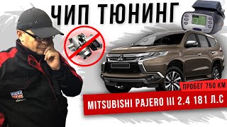 Mitsubishi Pajero III 2.4 181 л.с. Чип тюнинг +EGR off.