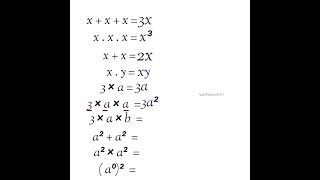 Fundamental Rules Of Algebra #fundamental #rules #algebra #maths #algebratricks #india #tamil #sub