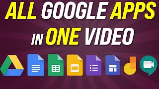 complete google workspace tutorial - google drive, google docs, google sheets, google slides...