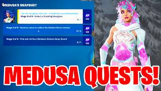 How To Complete Medusa Snapshot Quests in Fortnite - All Snapshot Quest & Challenges Fortnite