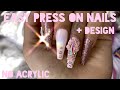 EASY PRESS ON NAIL TUTORIAL | BOUJEE ON A BUDGET | Vanity Val