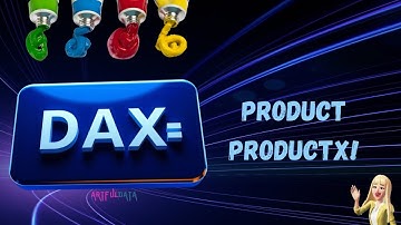 DAX Functions: Product, ProductX - Senario and Solution