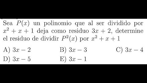 Algoritmo de la división en polinomios.