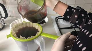 حقنة القهوه  كيفية اعداد الحقنة الشرجيةenema coffe الجزء (2)