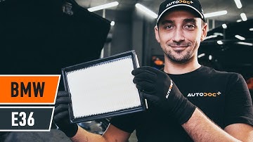 How to change air filter on BMW E36 [TUTORIAL AUTODOC]