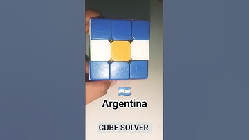 EPIC Argentina 🇦🇷 Flag on 3x3 Rubik