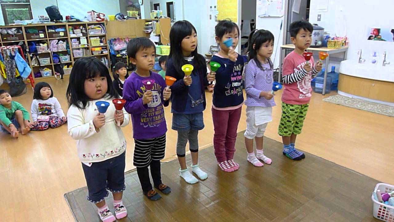 ハンドベル練習５歳児【アメイジンググレイス】