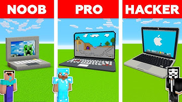 Minecraft Battle: NOOB vs PRO vs HACKER: NEW APPLE MacBook in Minecraft! / Animation