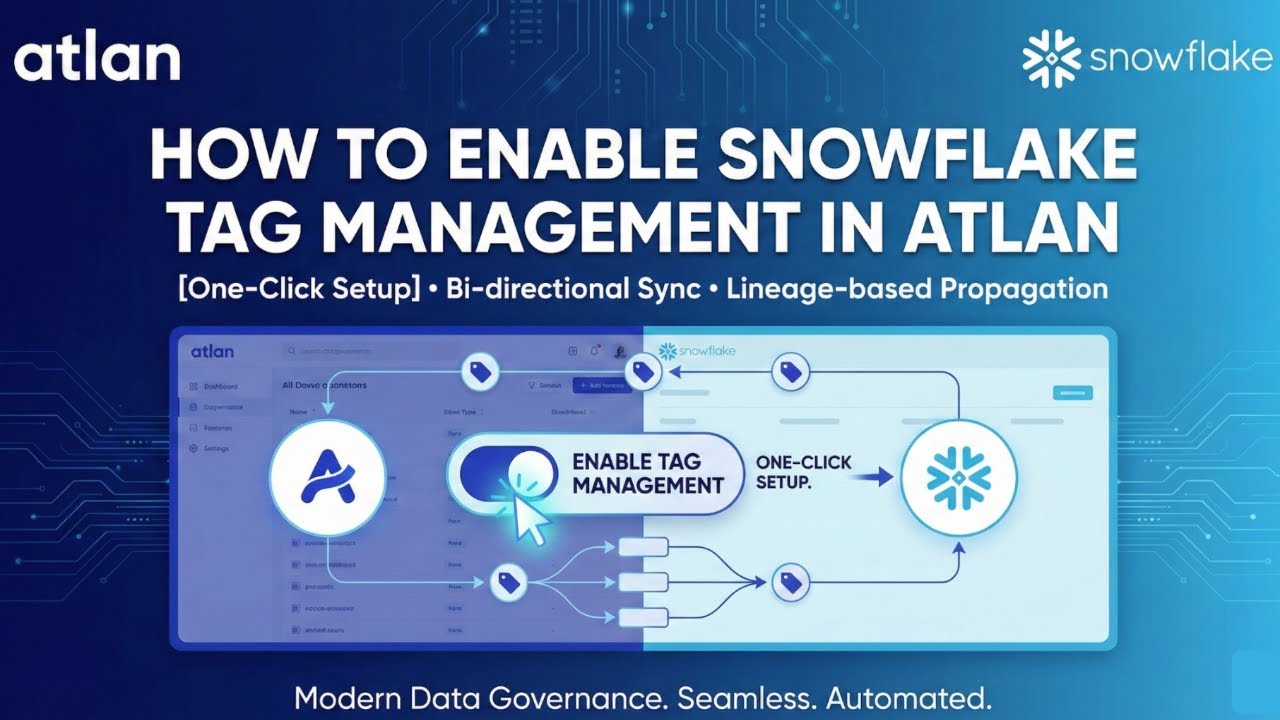 How to Enable Snowflake Tag Management in Atlan [One-Click Setup] - YouTube