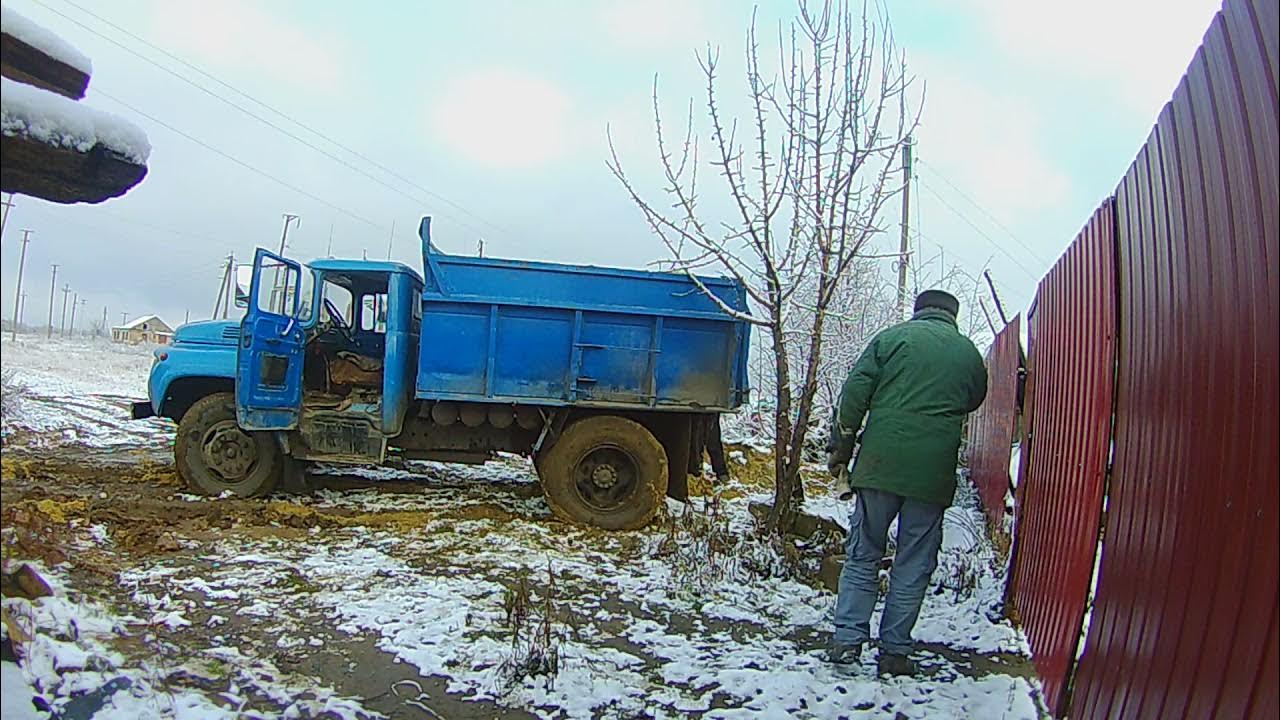 На стройку привезли 24 т песка