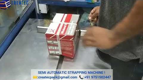 SEMI AUTOMATIC STRAPPING MACHINE | CPS