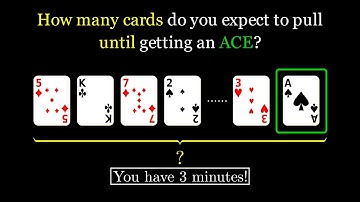 Card Draws needed for an Ace | Quant Interview Questions