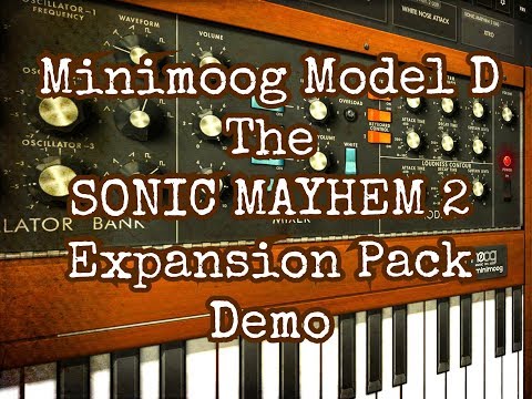 MINIMMOG Model D - The SONIC MAYHEM 2 Pack