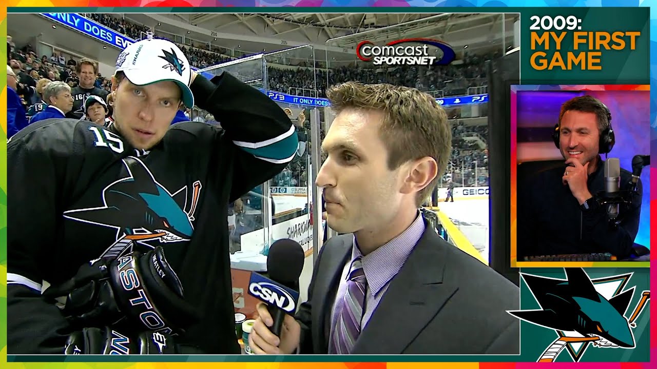 This was my FIRST San Jose Sharks game broadcast...