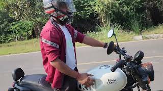 Royal Enfield Hunter 350 VS Tvs Apache 160 4v Drag Race. shorts