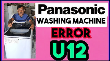 Los de U12-fout van uw Panasonic wasmachine binnen enkele minuten op! Geen monteur nodig!