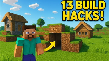 Minecraft Top 13 Mini Build Hacks 