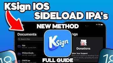 *NEW METHOD* Install K-Sign on iOS: Install IPA Files on iPhone/iPad NO COMPUTER or REVOKES