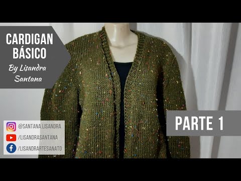 Vídeo: Como Tricotar Um Cardigan Simples