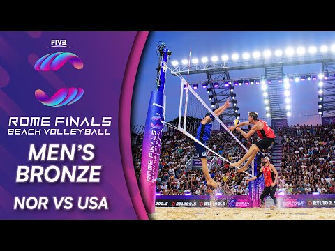 Men S Bronze Medal NOR Vs USA Beach Volleyball World Tour Finals Rome 2019