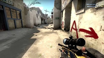 CSGO   1v5 AWP Clutch on Dust 2